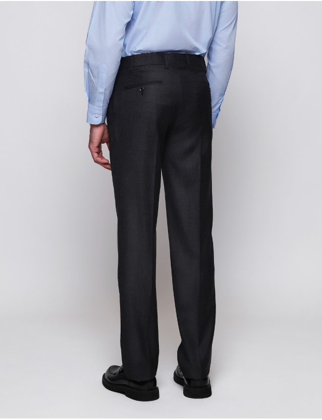 Pantalón vestir pinzas Gris... 2