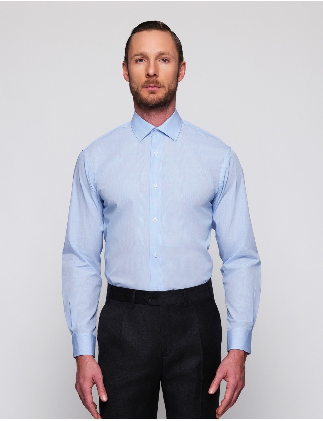 Camisa vestir vichy pequeño...