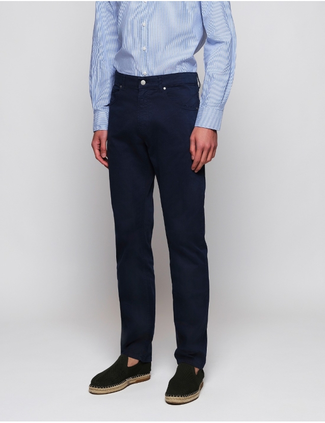 Pantalón 5 bolsillos Azul... 2