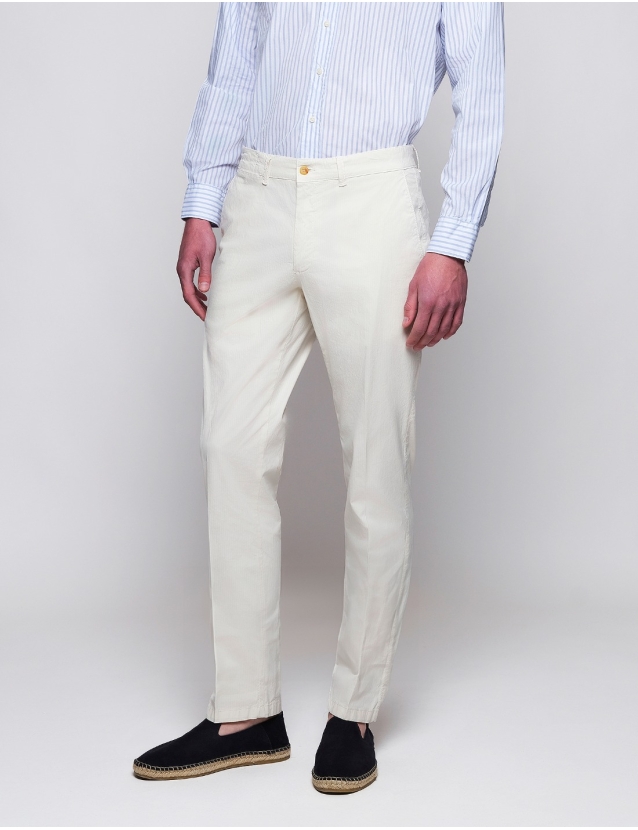 Pantalón seersucker Hielo 2