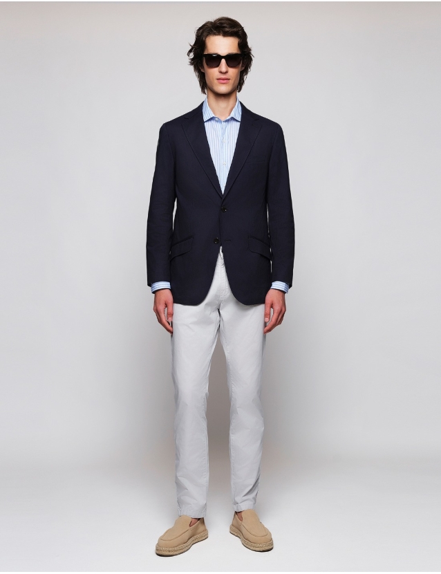 Pantalón chino popelin Hielo