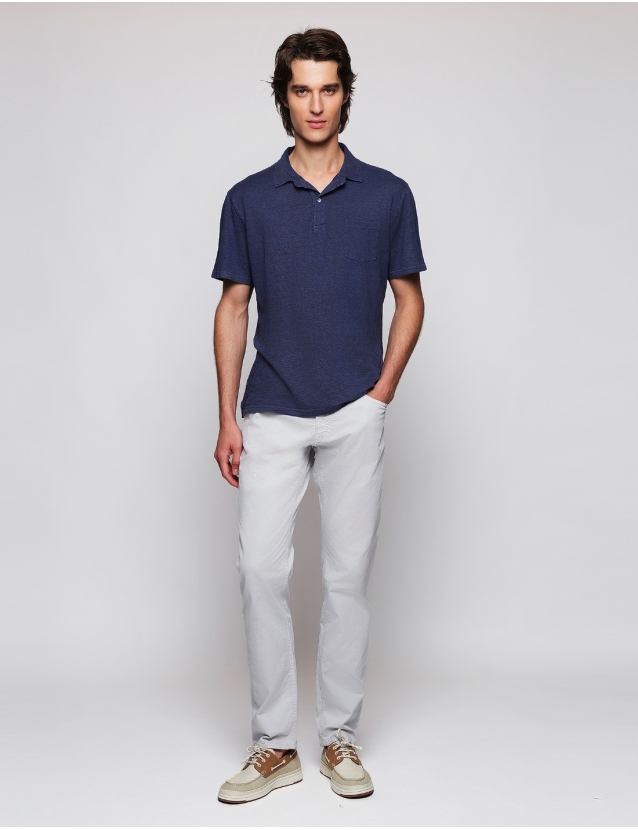 Pantalón 5 bolsillos Hielo