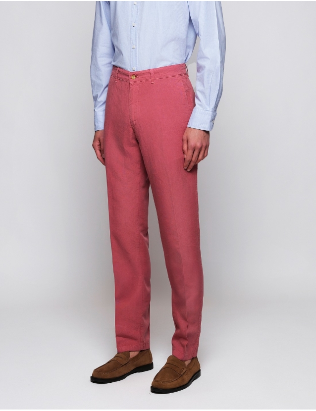 Pantalón lino algodón... 2