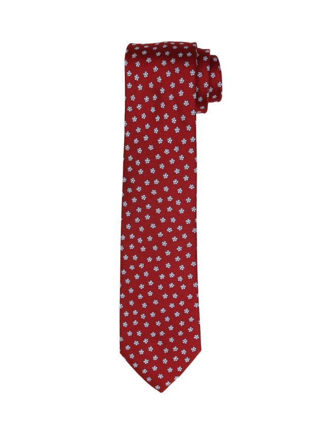 Corbata margaritas Rojo/azul