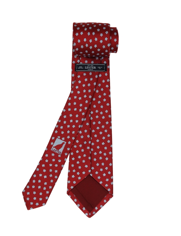 Corbata margaritas Rojo/azul 2