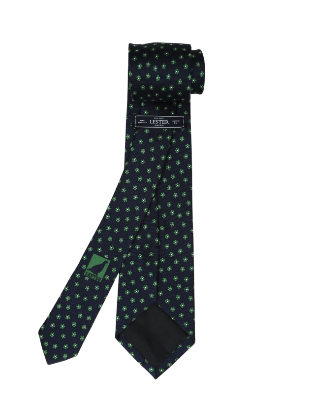 Corbata margaritas Azul/verde 2
