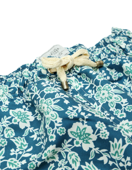 Traje de baño flor lib Azul/verde