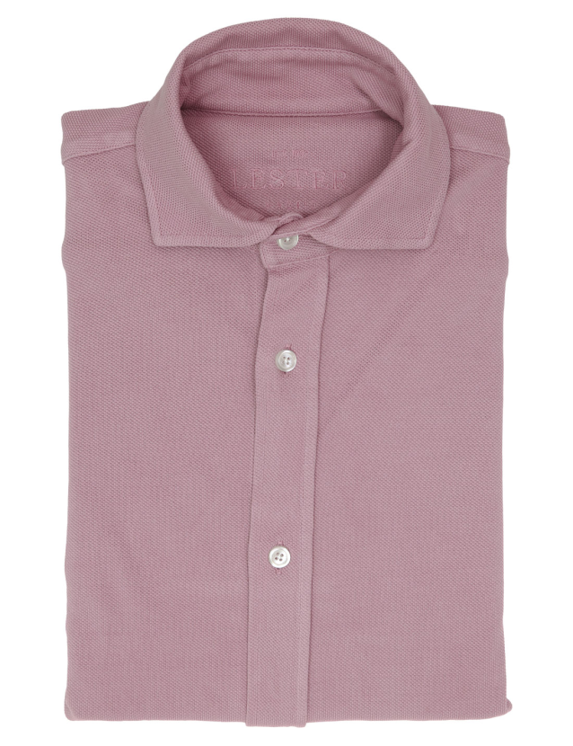 Camisa pique malla Rosa