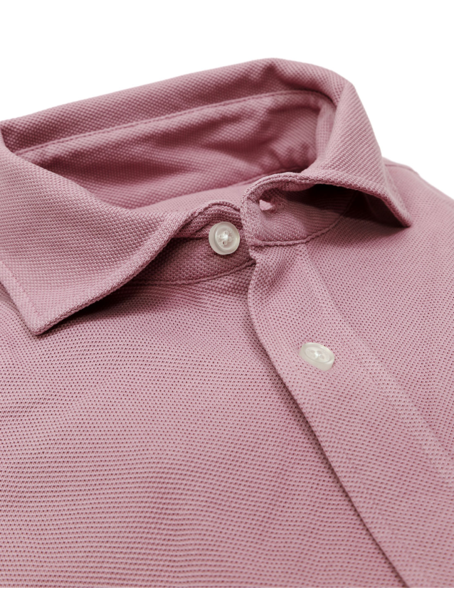 Camisa pique malla Rosa 2