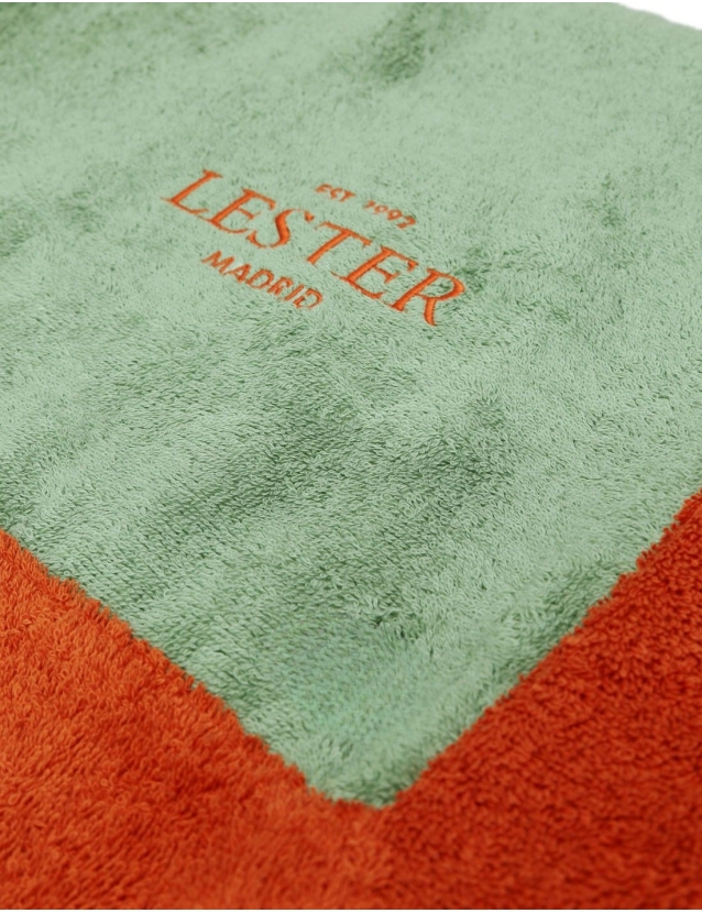 Toalla bolsillo felpa Verde 2