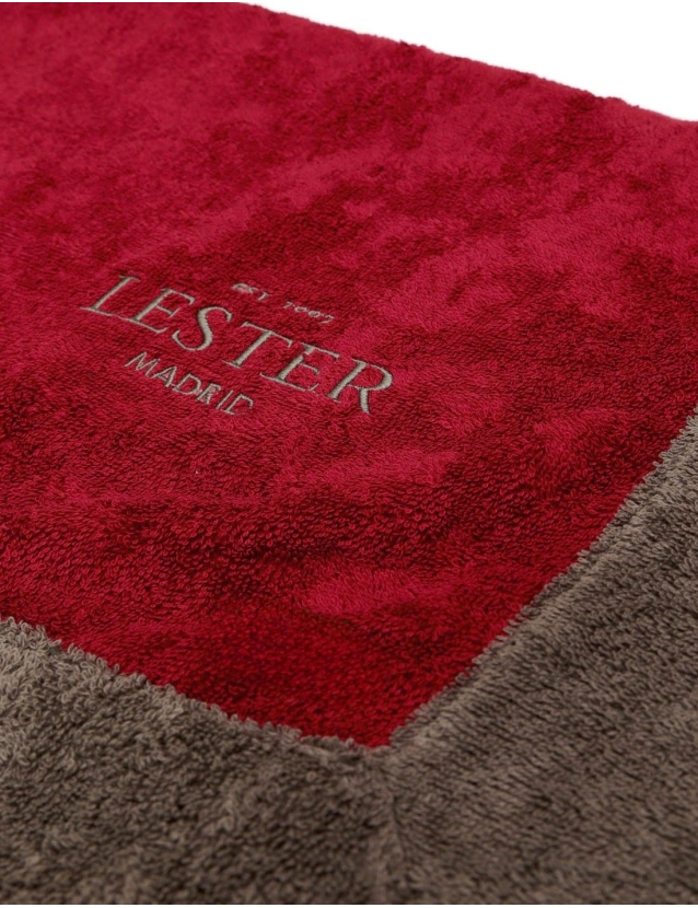 Toalla bolsillo felpa Marrón 2