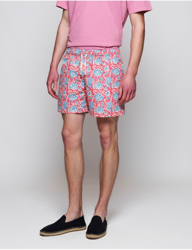 Traje de baño magnolias Fresa 2