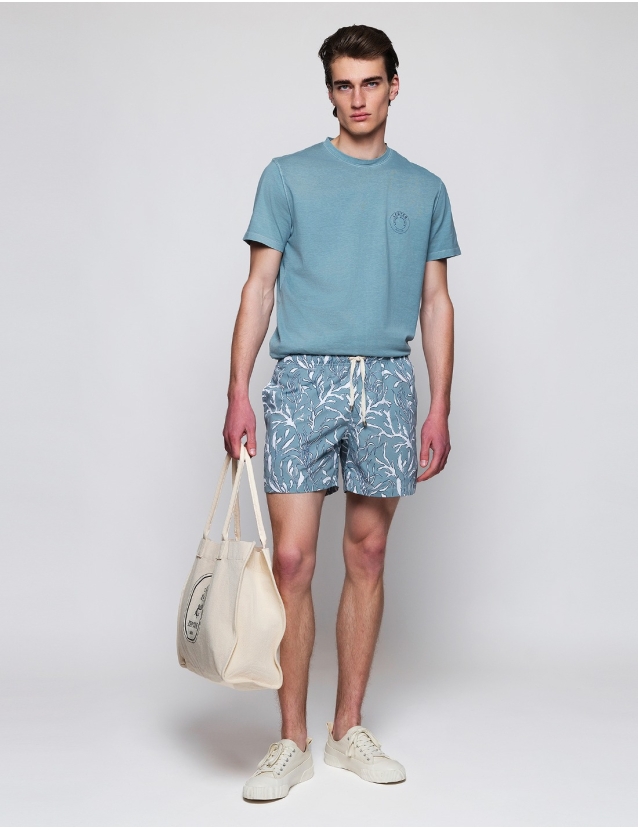 Traje de baño helechos Verde