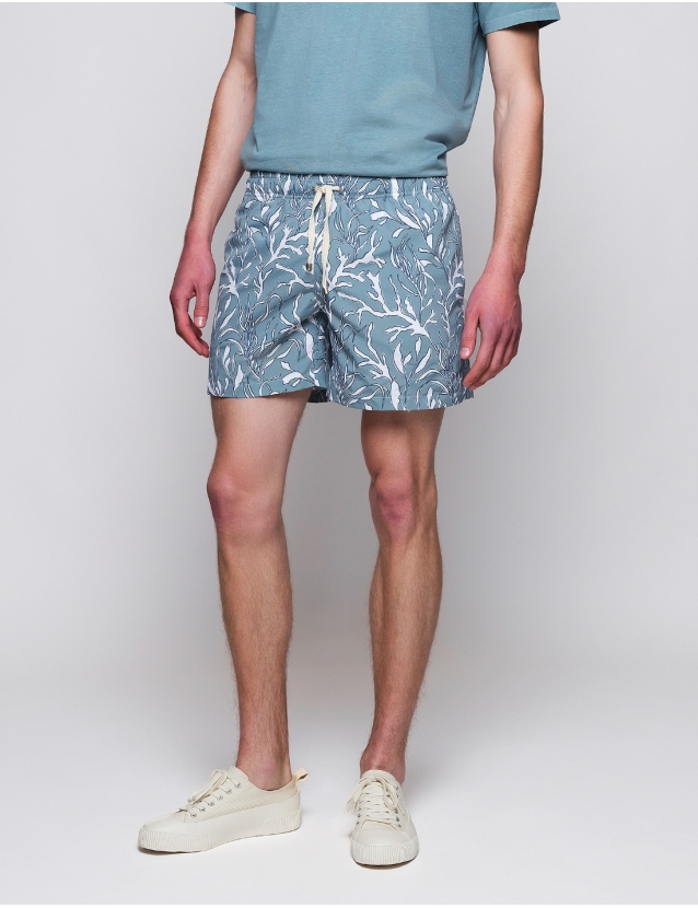 Traje de baño helechos Verde 2