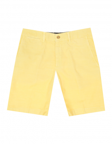 Bermuda lino algodón Amarillo