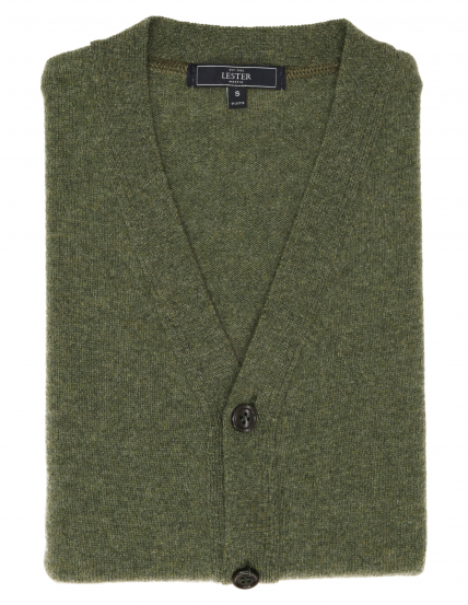 Cardigan  lana Verde