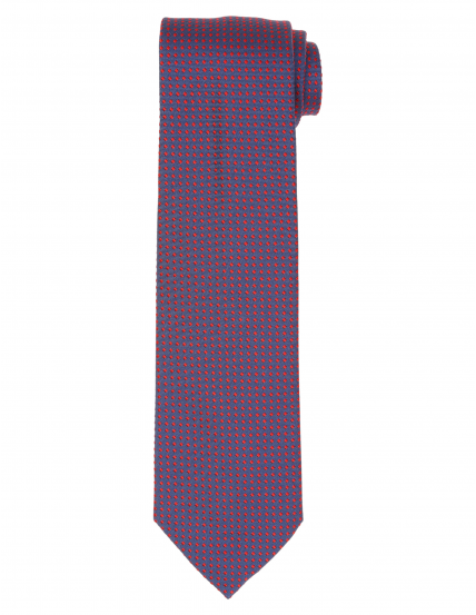 Corbata cubitos Azul/rojo
