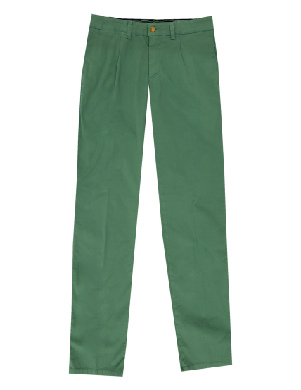 Pantalón elastan c/p Verde oscuro