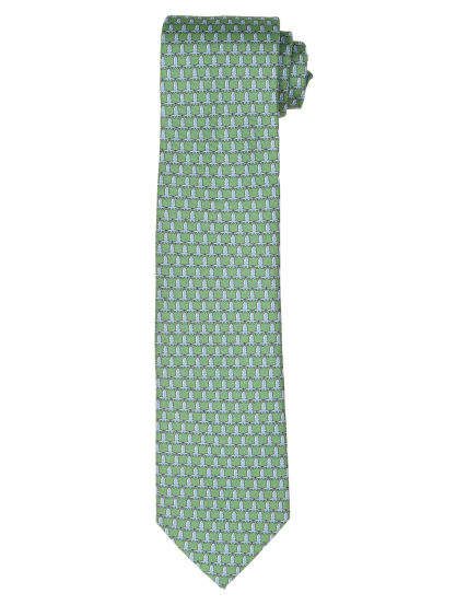 Corbata pulpos Verde/azul