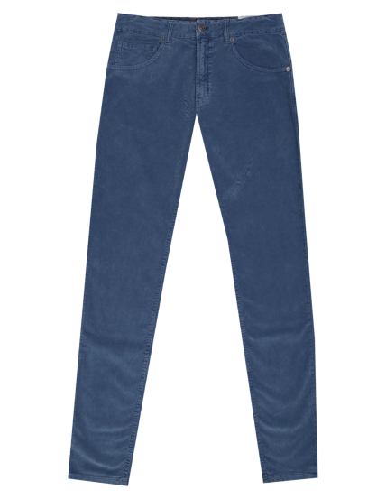 Pantalón 5 bolsillos micropana Azul