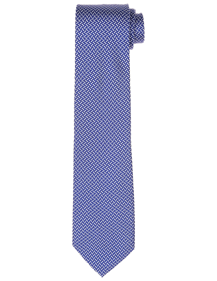 Corbata hueso Azul/azul