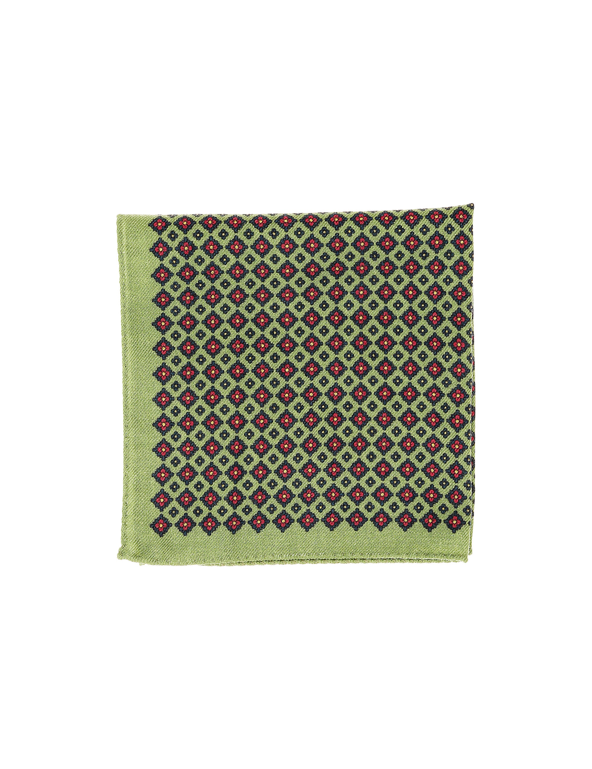 Pañuelo bolsillo lana clasico Verde