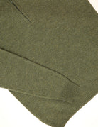 Jersey cremallera lana Verde