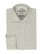 Camisa sport viela cuadro pequeño Burdeos/azul
