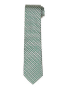 Corbata ballenas Verde/gris