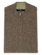 Jersey cremallera lana Beige