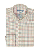 Camisa sport viela cuadro pequeño Rosa/azul
