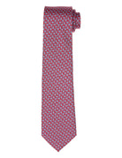 Corbata ballenas Burdeos/azul