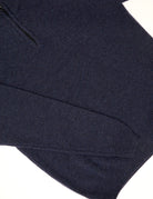 Jersey cremallera lana Azul