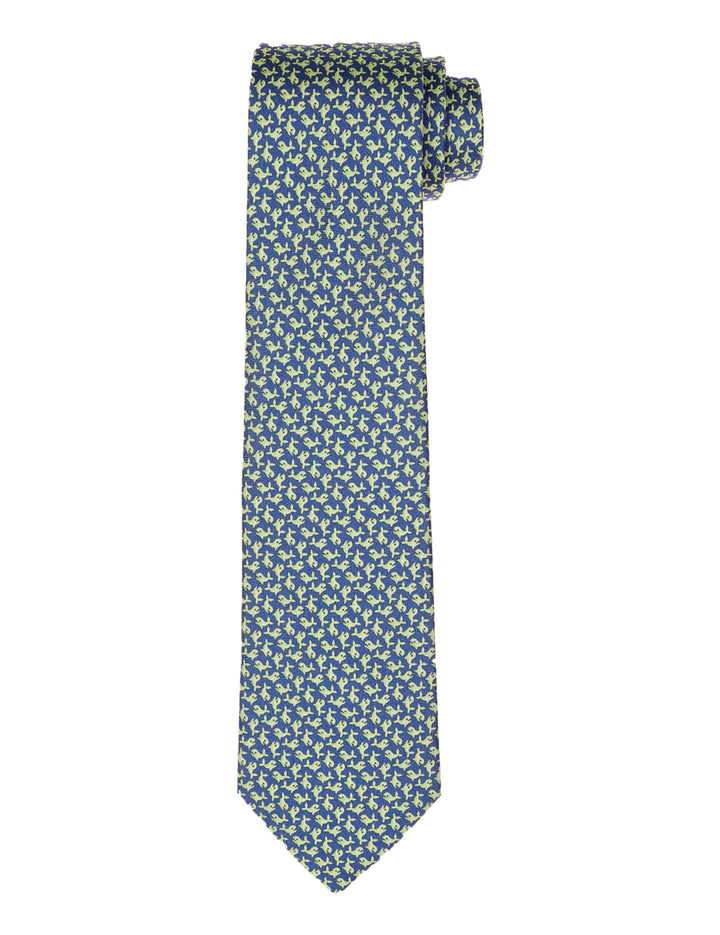 Corbata ballenas Azul/verde