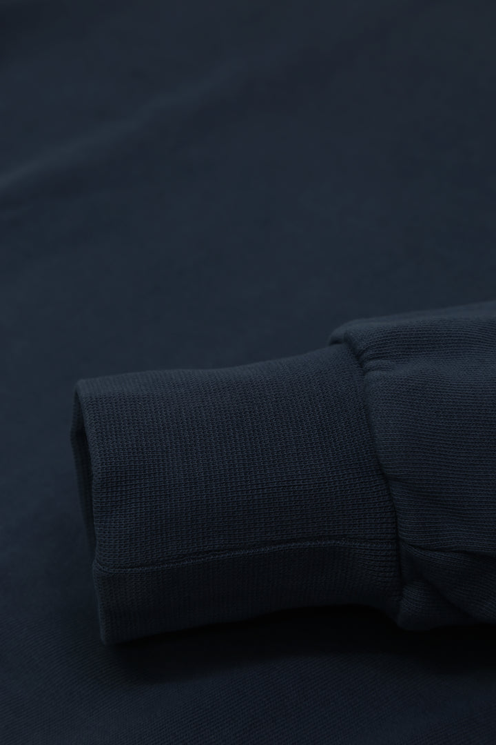 Sudadera lavada perdiz Azul
