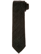 Corbata lana chevronne Gris oscuro