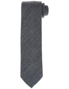 Corbata lana chevronne Azul medio
