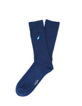 Calcetin Algodon Cricket Azul Medio