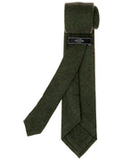 Corbata lana ojo de perdiz Verde oscuro