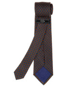 Corbata lana parentesis Azul/rojo