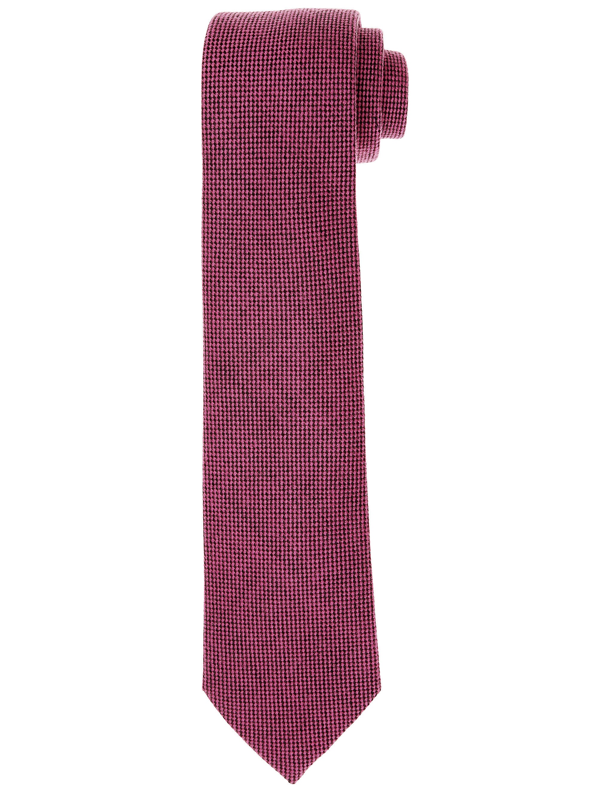 Corbata lana ojo de perdiz Rosa