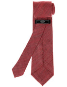 Corbata lana chevronne Rosa