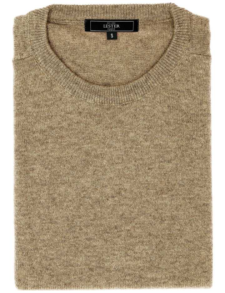 Jersey caja lana Beige