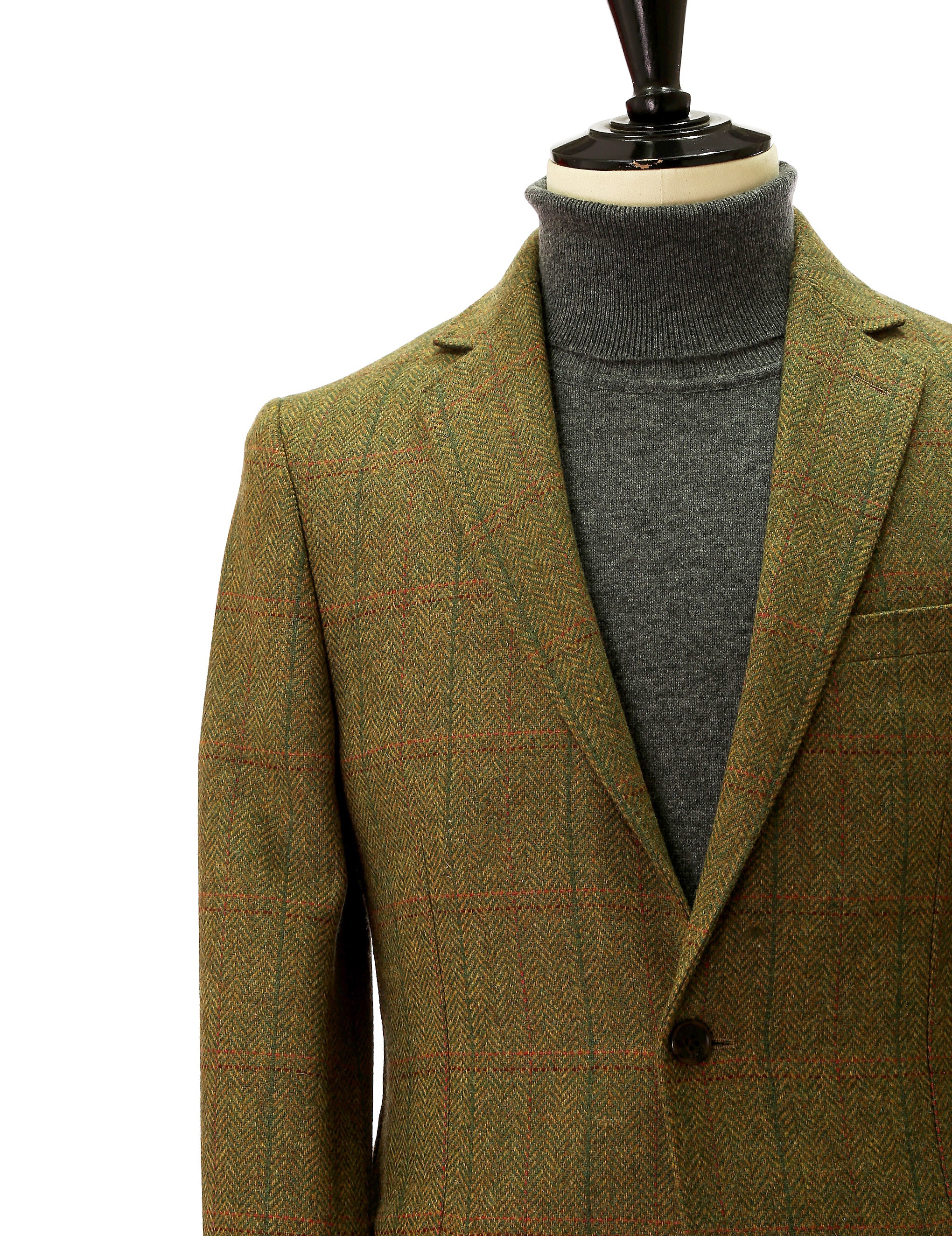 Chaqueta tweed bolton Verde