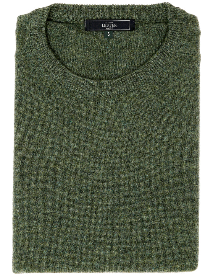 Jersey caja lana Verde oscuro