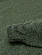 Jersey caja lana Verde oscuro