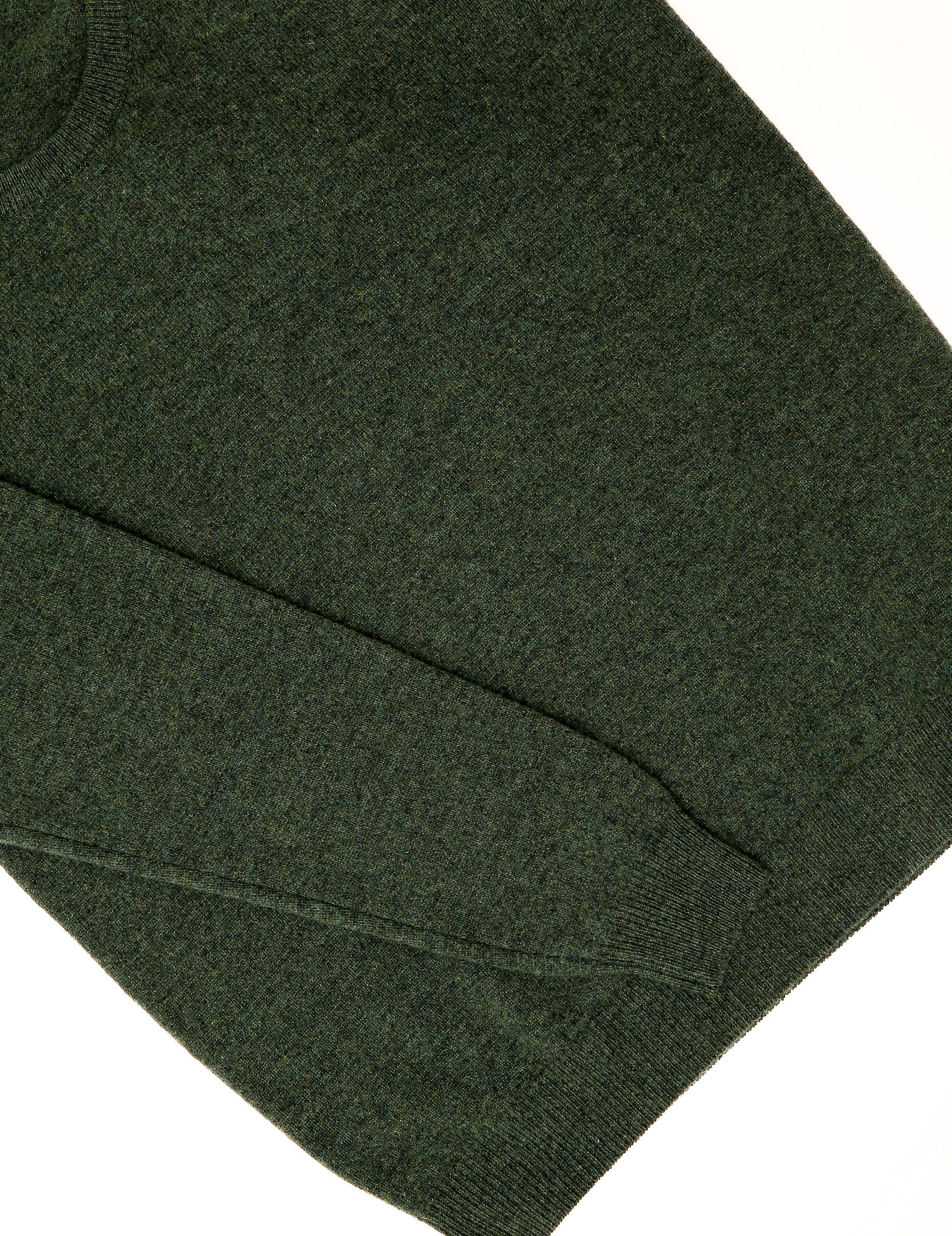 Jersey caja lana Verde oscuro
