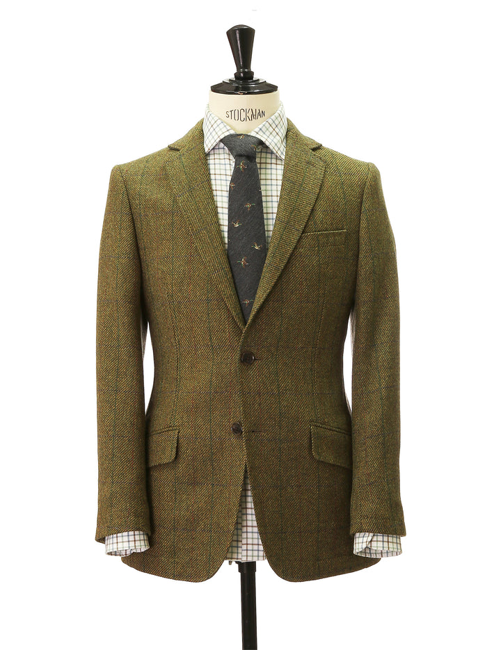 Chaqueta tweed bristol Verde
