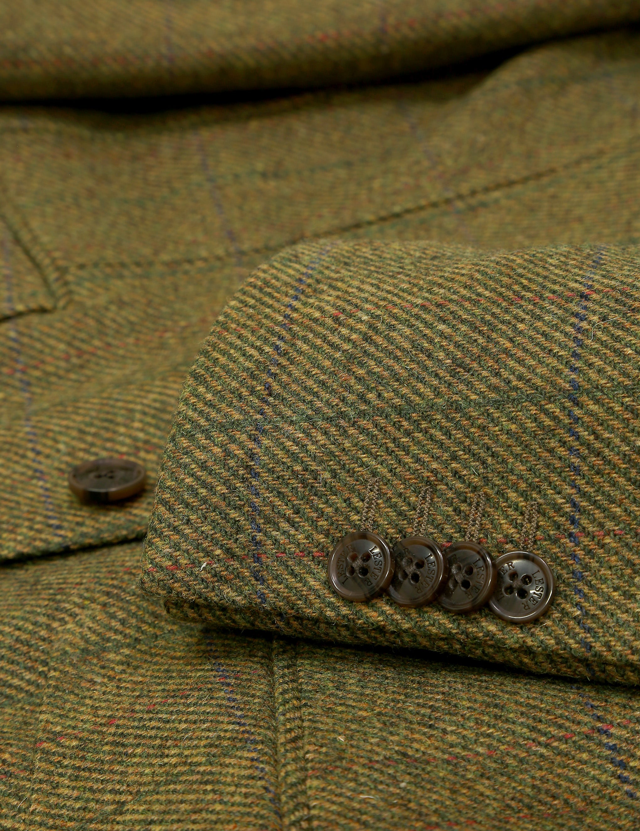Chaqueta tweed bristol Verde
