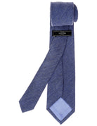 Corbata lana ojo de perdiz Azul medio